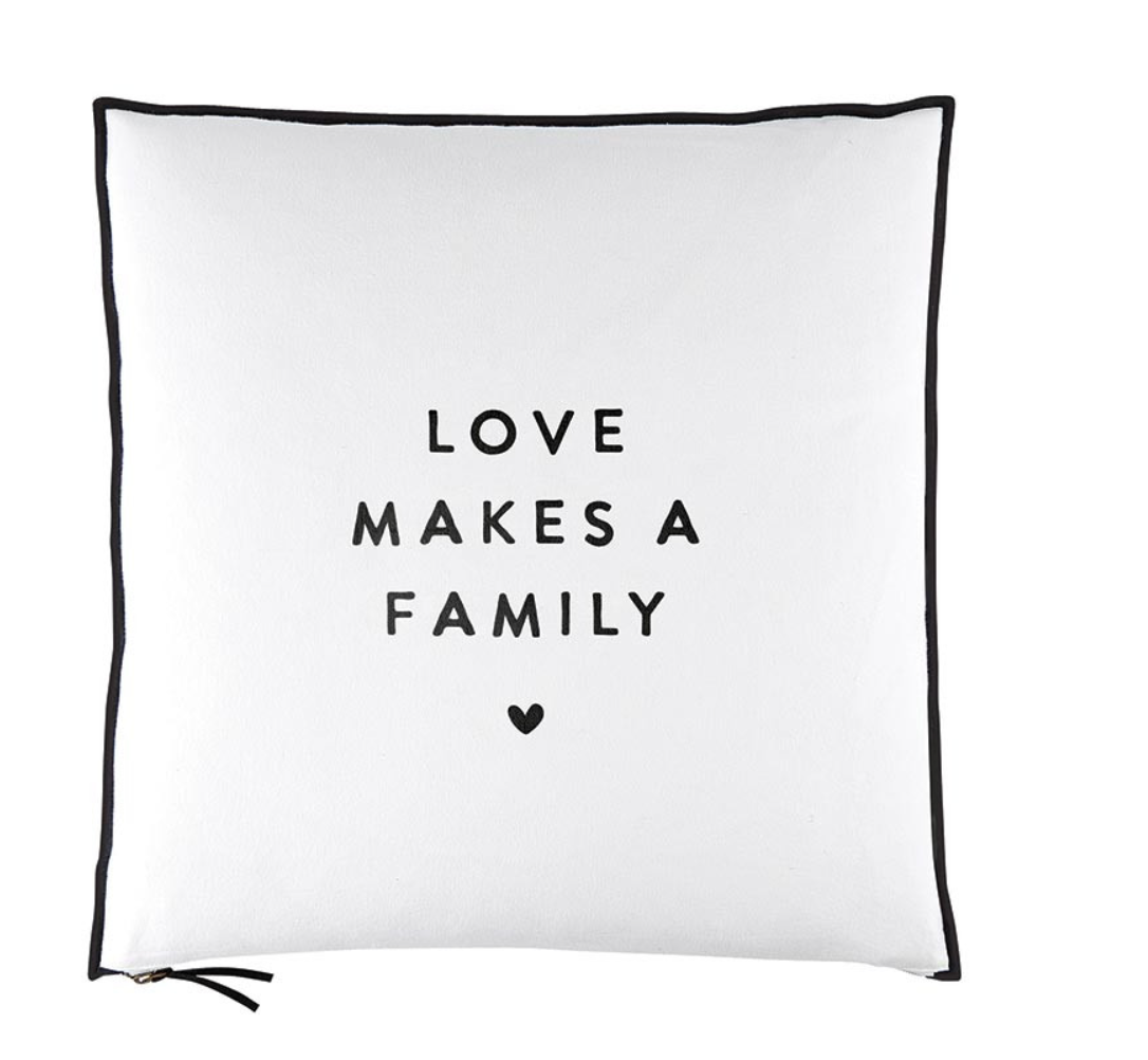 Love Makes a Family Euro Pillow