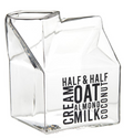 Glass Milk Carton Creamer