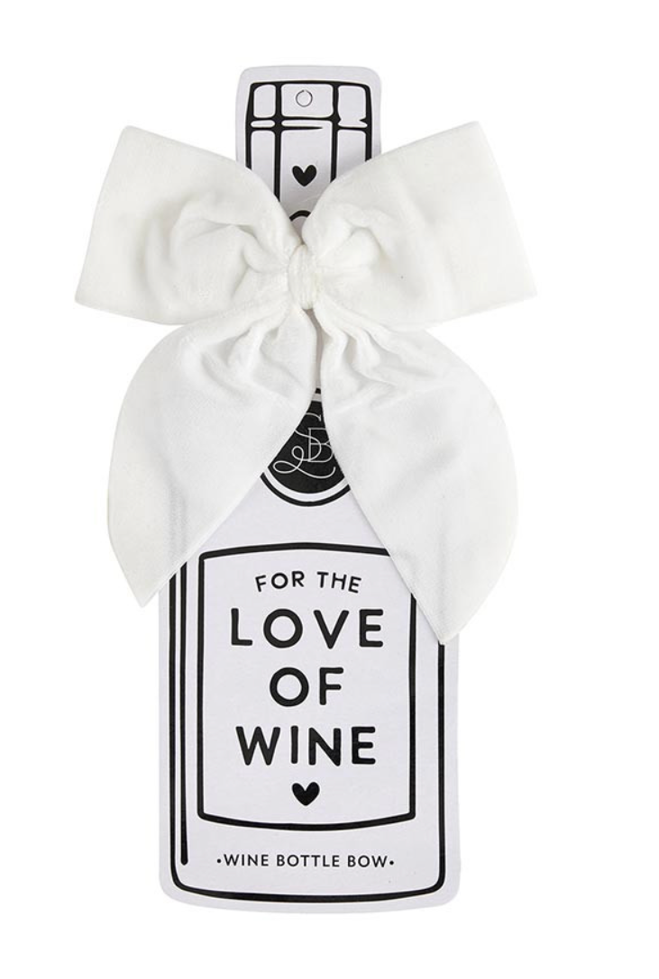 Velvet Wine Bottle Bow