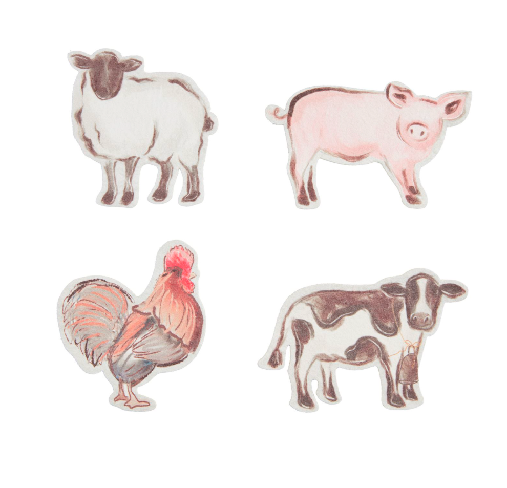 Farm Animal Pop-Up Sponge Sets