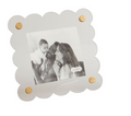 Square Scallop Acrylic Frame