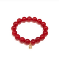 Layla Glass Bead Stretch Bracelet