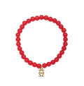 Leanna Small Glass Bead Stretch Bracelet
