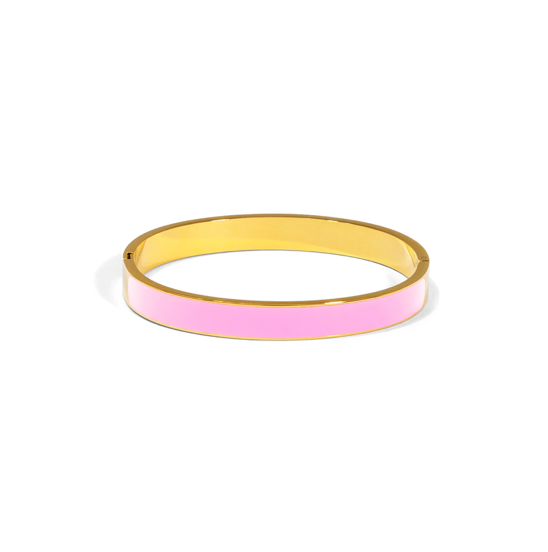 Color Pop Enamel Bangle Bracelet