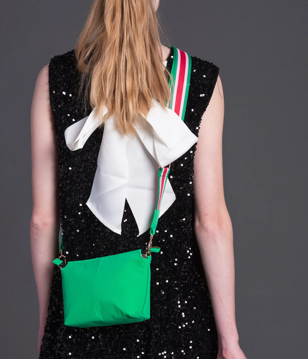 Green Velvet Emily Crossbody