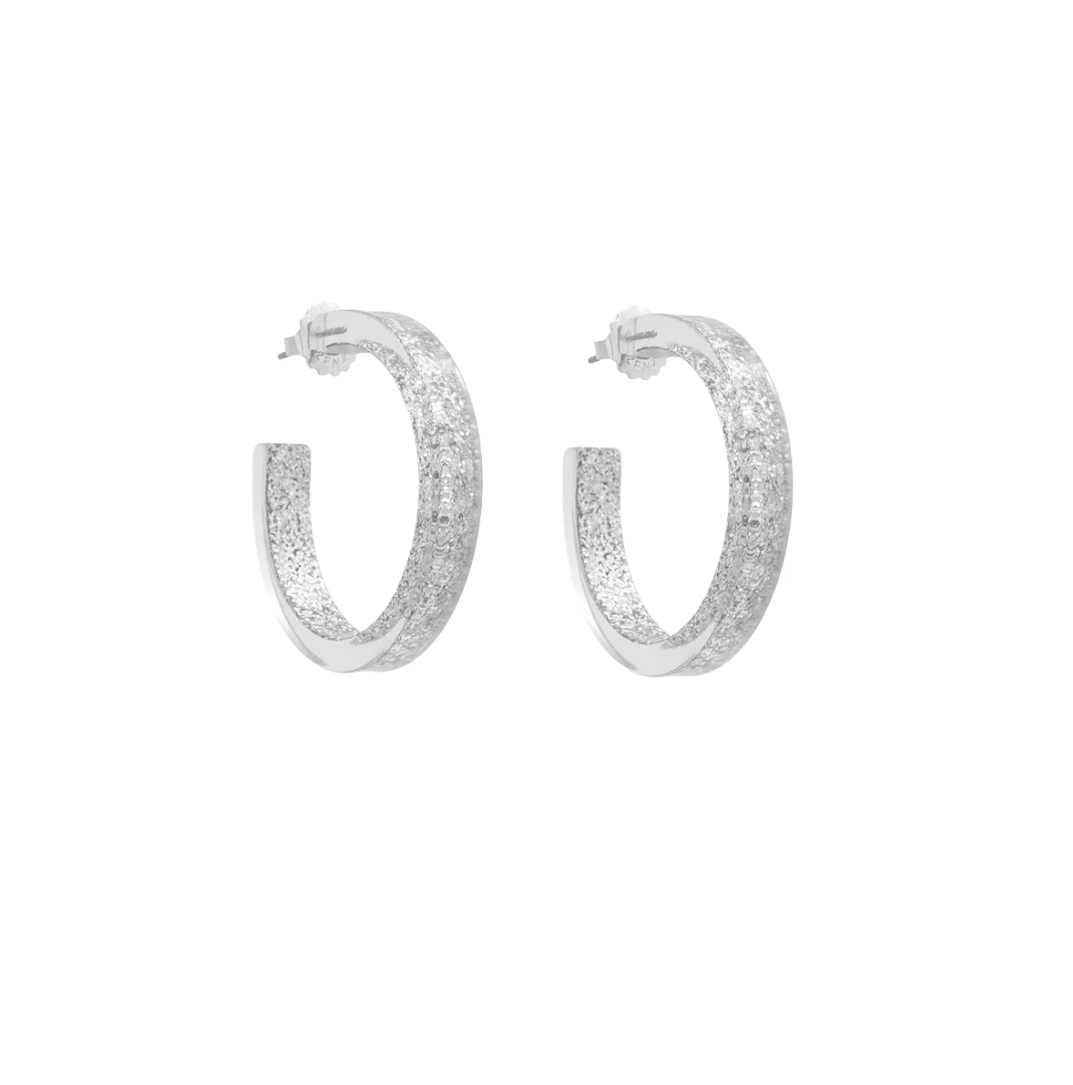Resin Hoop Earring