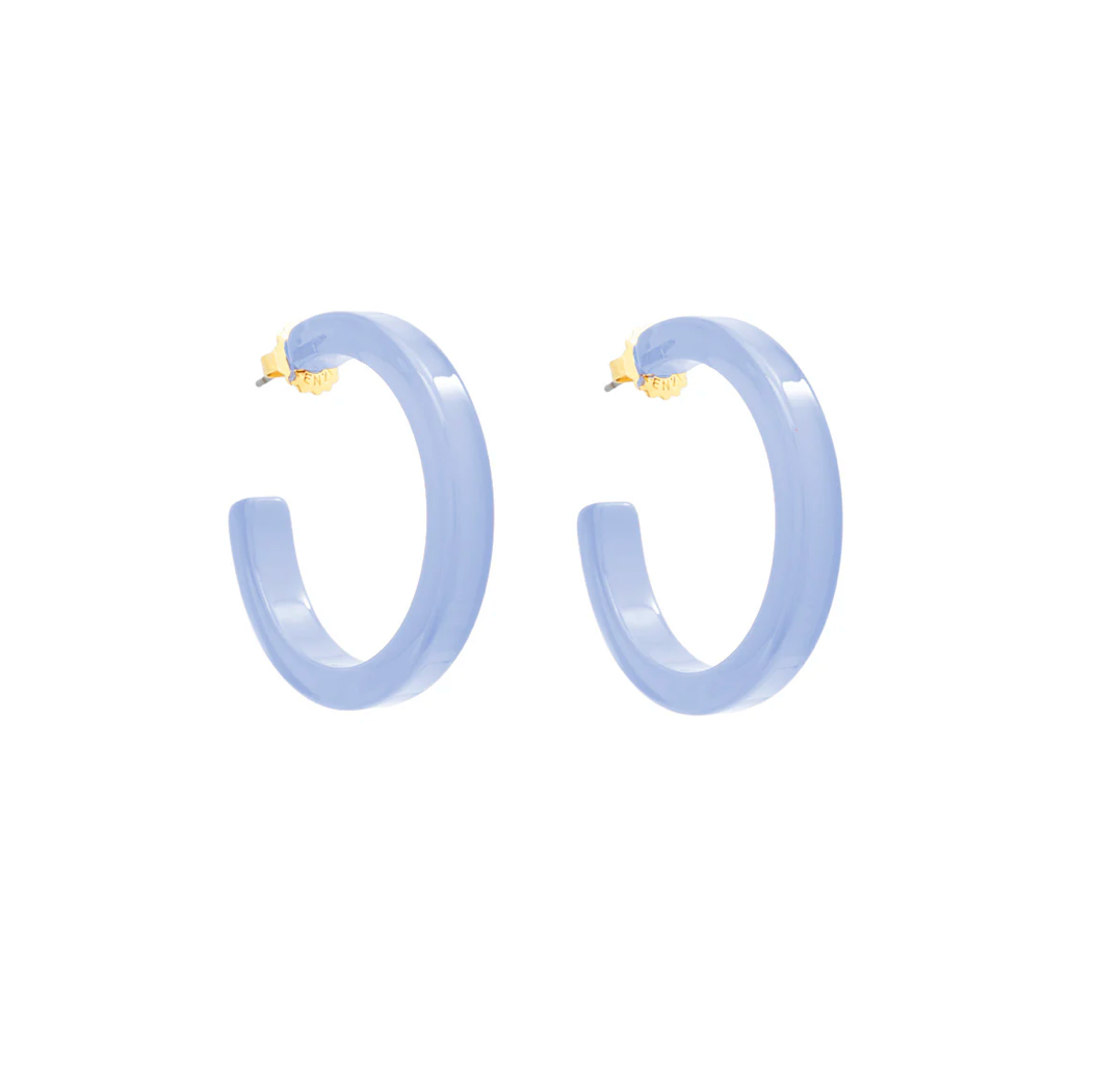Resin Hoop Earring
